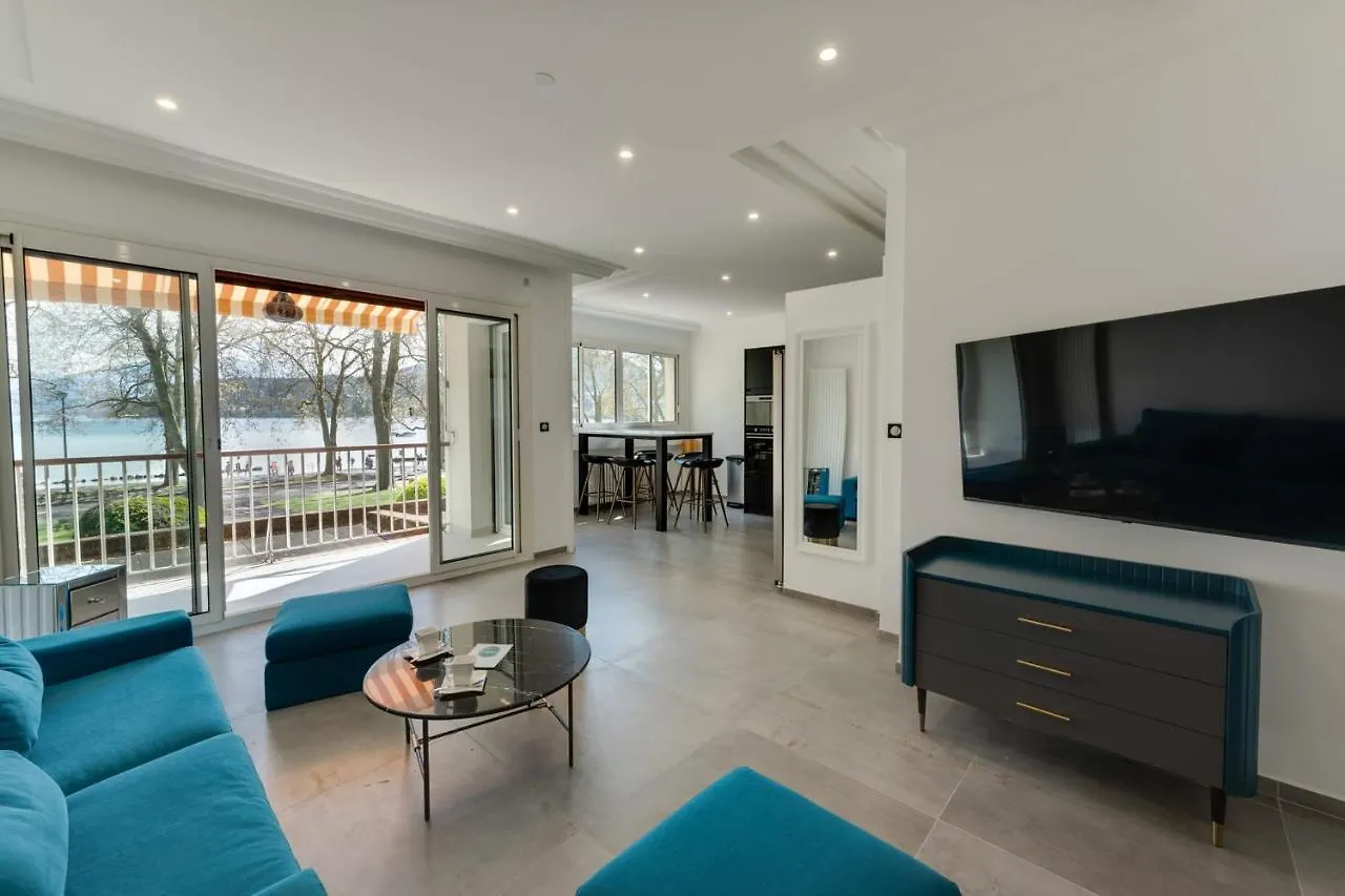 Swan Lake - Design Apartment Facing Lake Annecy